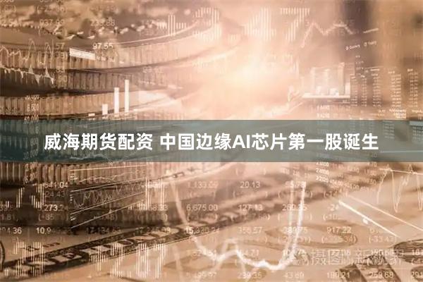 威海期货配资 中国边缘AI芯片第一股诞生